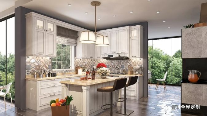 開放式廚房櫥柜怎么解決