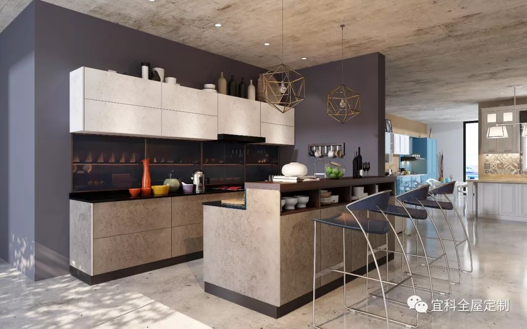 開放式廚房櫥柜怎么解決